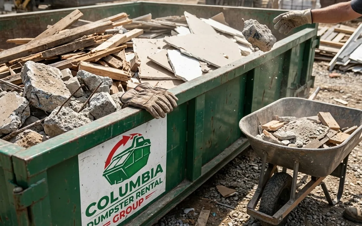 Concrete & Heavy Debris Disposal in Columbia TN