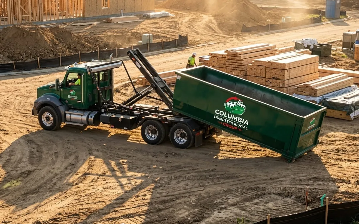 Roofing Dumpster Rental in Columbia TN